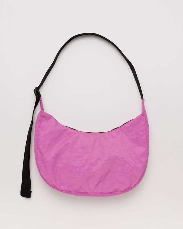 Baggu Medium  37.5&quot; Nylon Crescent Bag Extra Pink