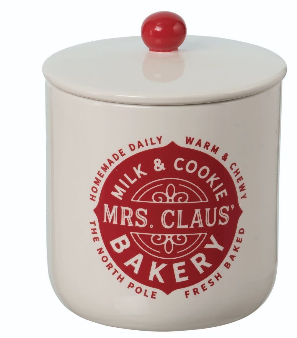 North Pole Goodies Jar Milk &amp; Cookies