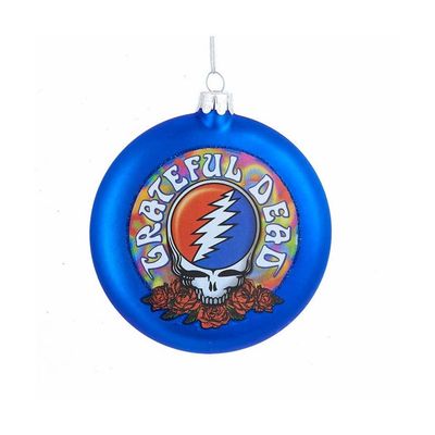 Grateful Dead Disc Glass Ornament