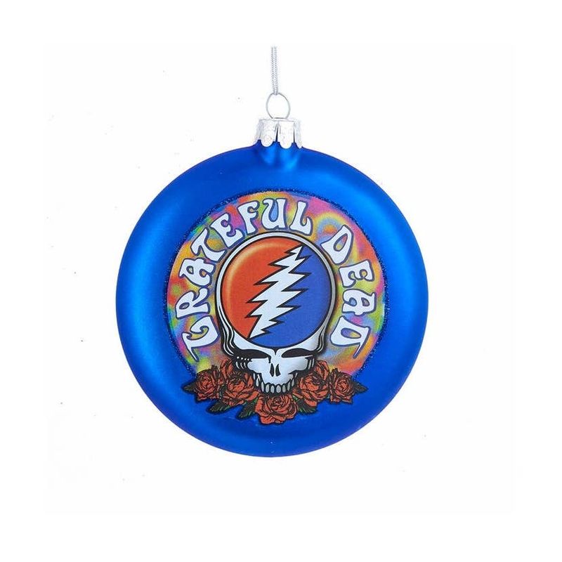 Grateful Dead Disc Glass Ornament