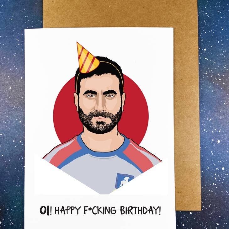 “Oi!” Roy Kent - Ted Lasso Birthday Greeting Card