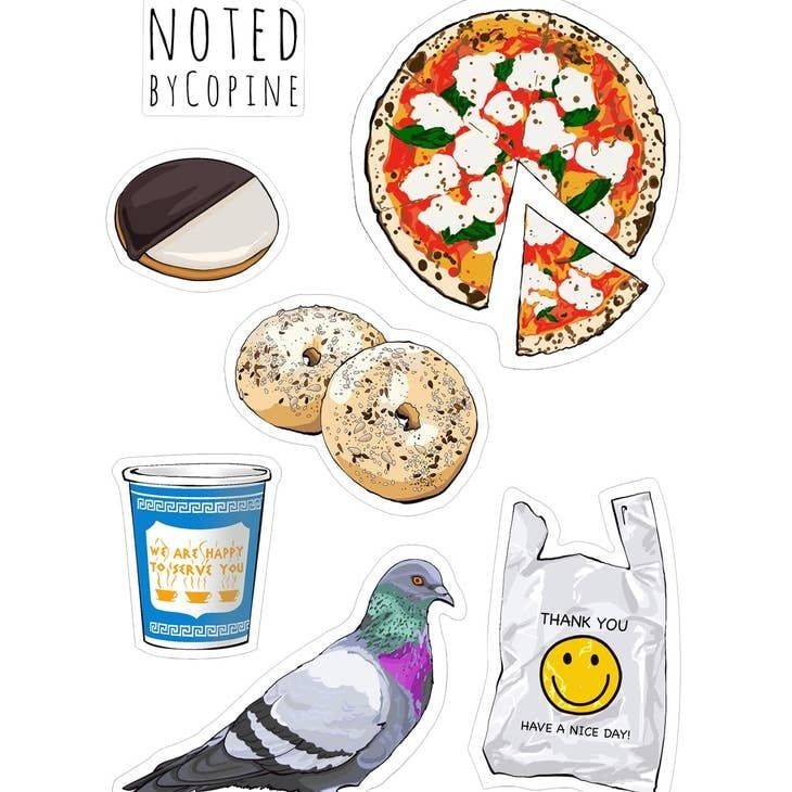 New York Sticker Sheet