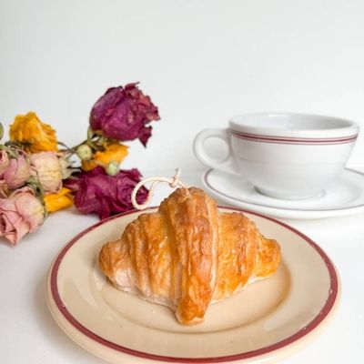 The Wednesday Co Pancitos De Mis Sueños Croissant Candle Bakery Scent