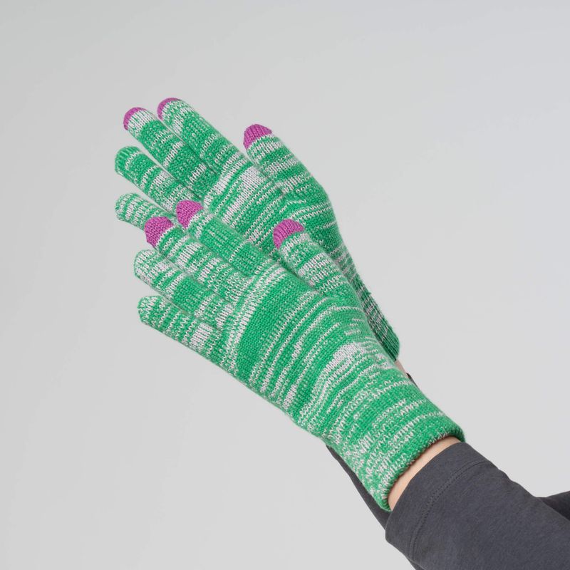 Verloop Twist Knit Touchscreen Gloves Kelly Lilac One Size Fits Most