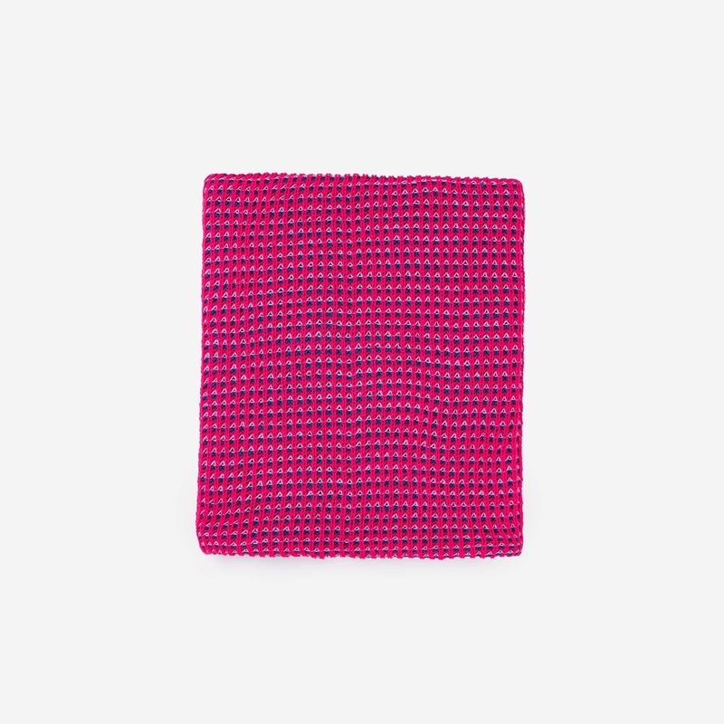 Verloop Simple Grid Snood Fuchsia