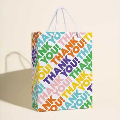 Thank You! Pattern Gift Bag - Large