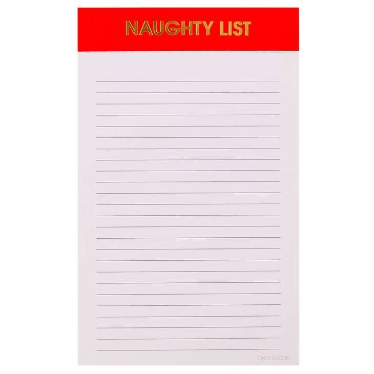 Notepad - Naughty List