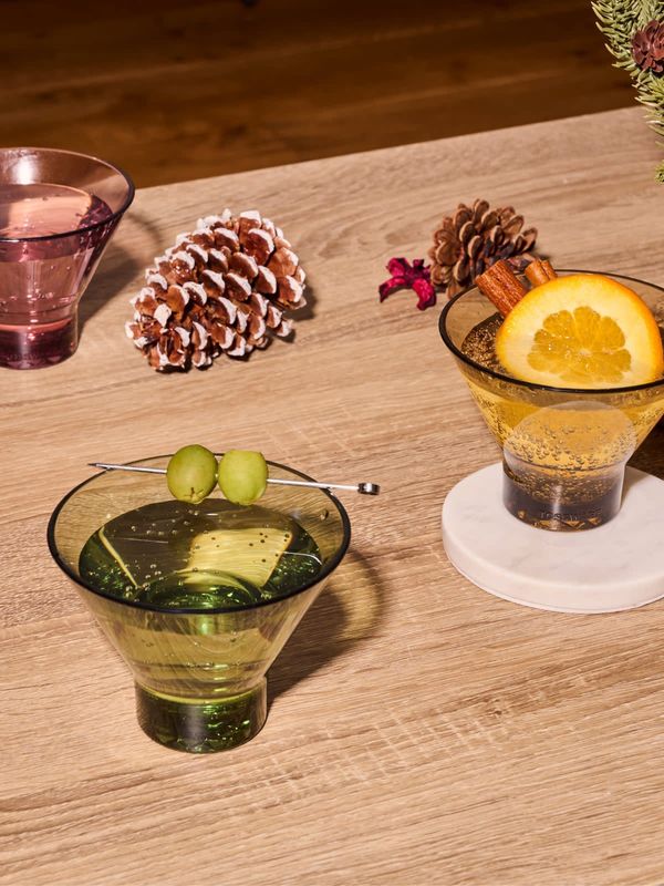 RESERVE 8oz Stemless Martini Set of 4
