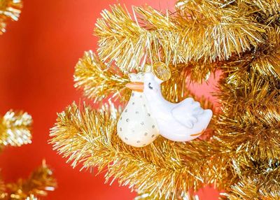 Flying Stork Ornament