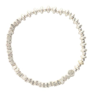 Scout Mini Metal Bracelet Mixed Beads Silver