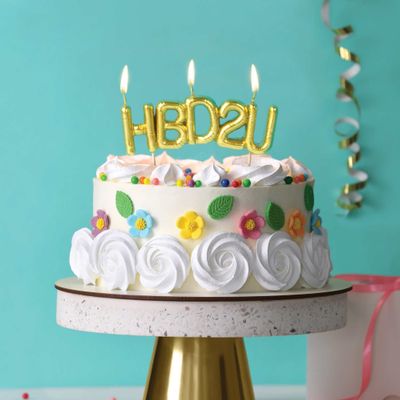 Fred Party Candles HBD2U