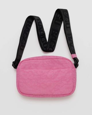 Baggu Camera Crossbody Azalea Pink