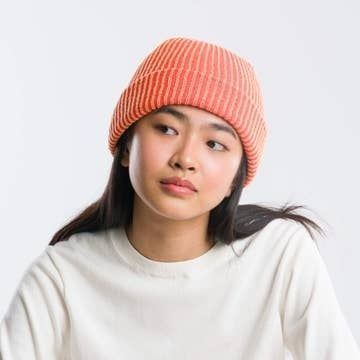 Verloop Simple Rib Beanie Camel Poppy