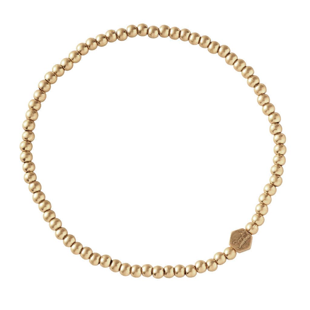 Scout Mini Metal Bracelet Ball Beads Gold