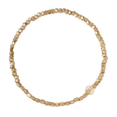 Scout Mini Metal Bracelet Square Beads Gold