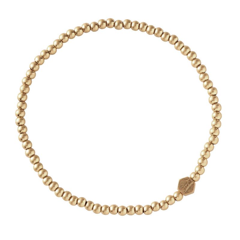Scout Mini Metal Bracelet Ball Beads Gold