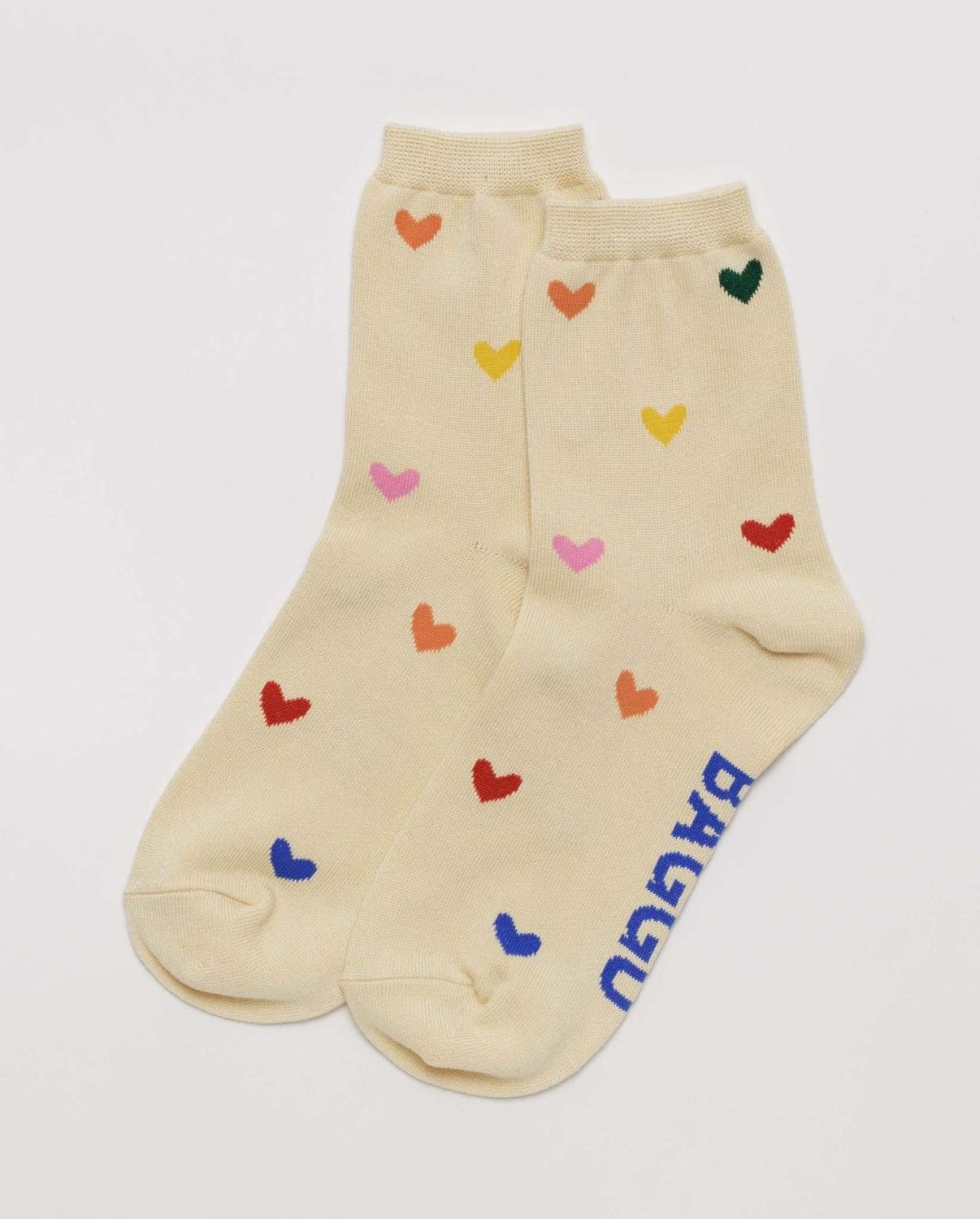 Baggu Crew Socks Hearts