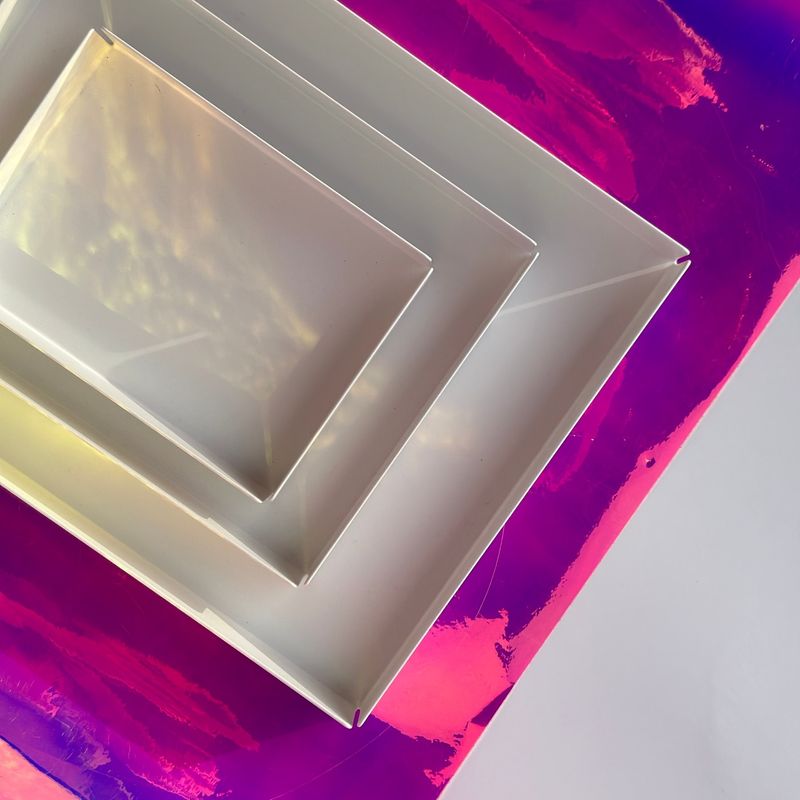 Pink Stories Tray White