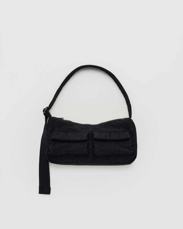 Baggu Cargo Shoulder Bag Black