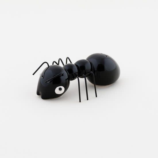 Picnic Black Ant Salt &amp; Pepper Ceramic 4.5&quot;