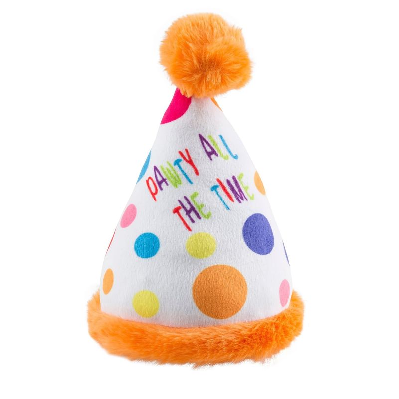 Haute Diggity Dog Happy Birthday Pawty Hat Toy