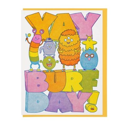 Yay Burfday Monsters Birthday