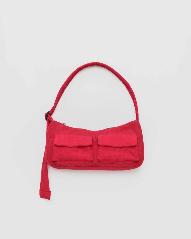 Baggu Cargo Shoulder Bag Candy Apple