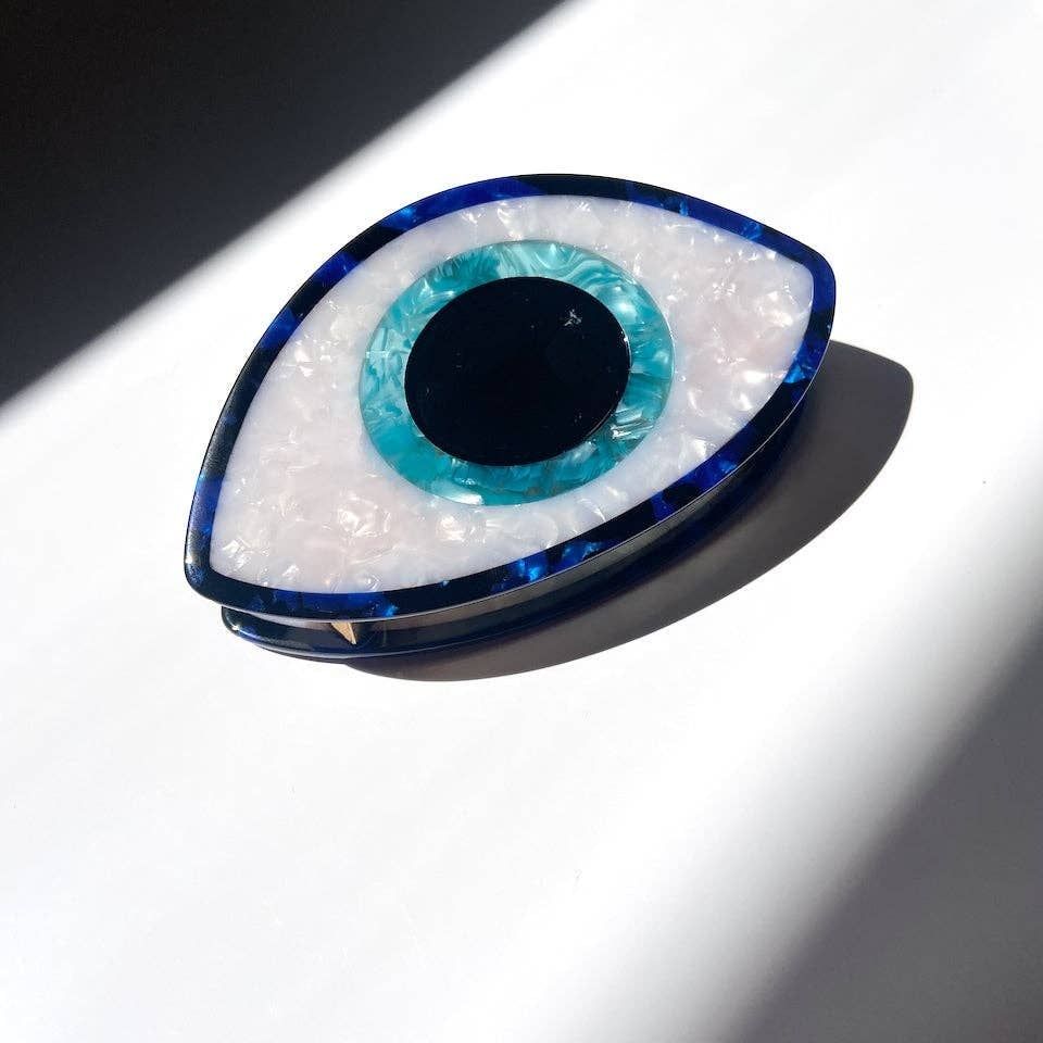 Solar Eclipse  Evil Eye Hair Claw