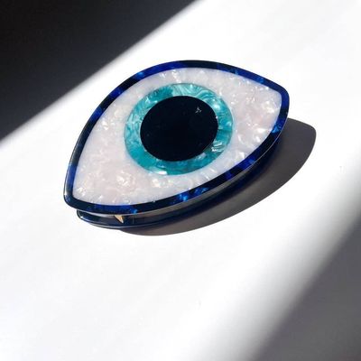 Solar Eclipse  Evil Eye Hair Claw