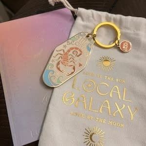 Zodiac Enamel Motel Keychain Scorpio