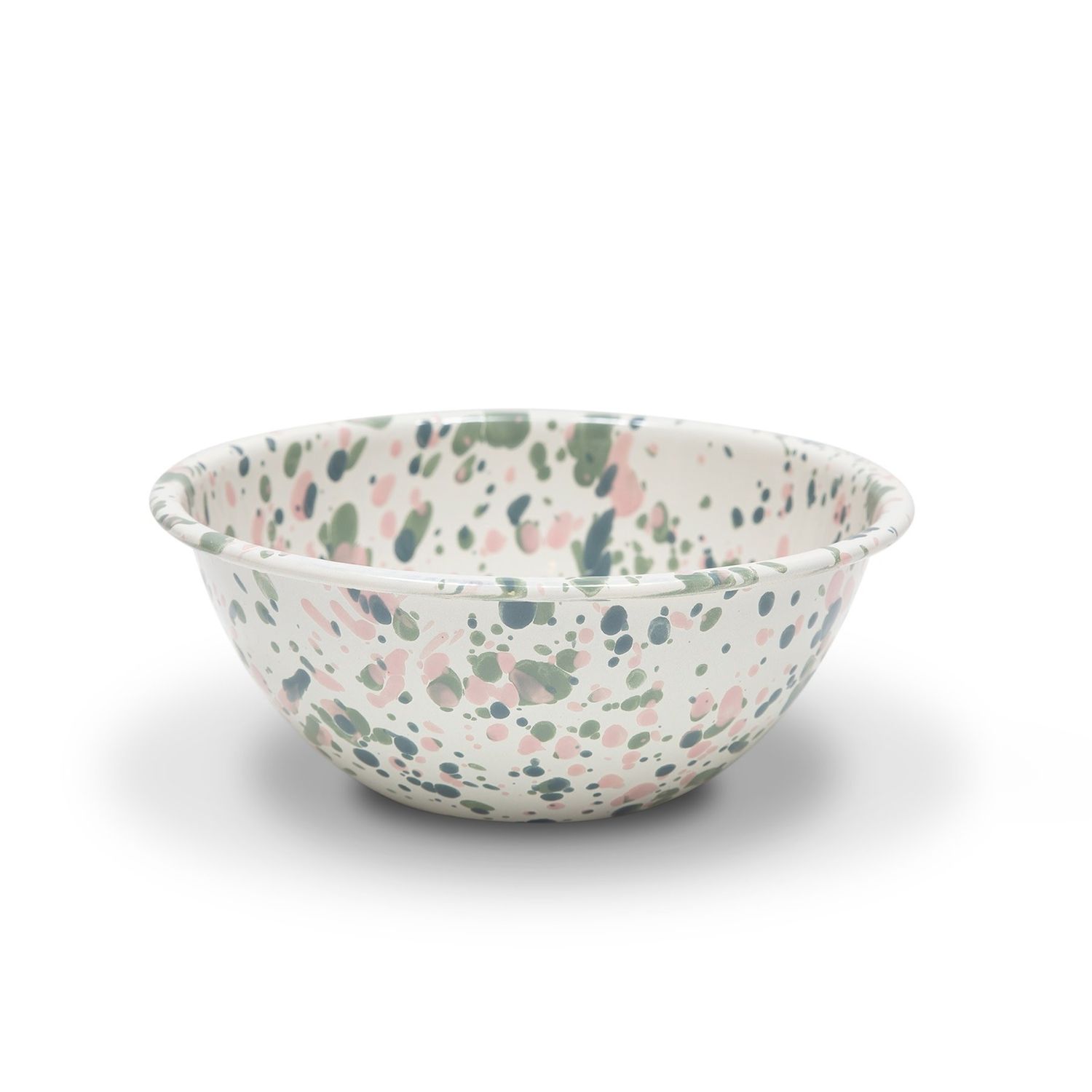 Crow Canyon Catalina Small Serving Bowl Mint Hibiscus