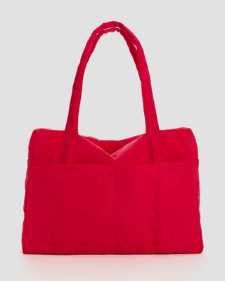 Baggu Cloud Carry-On Candy Apple