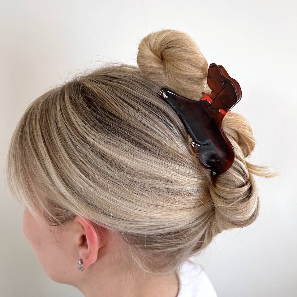 Solar Eclipse Dachshund Dog Hair Claw