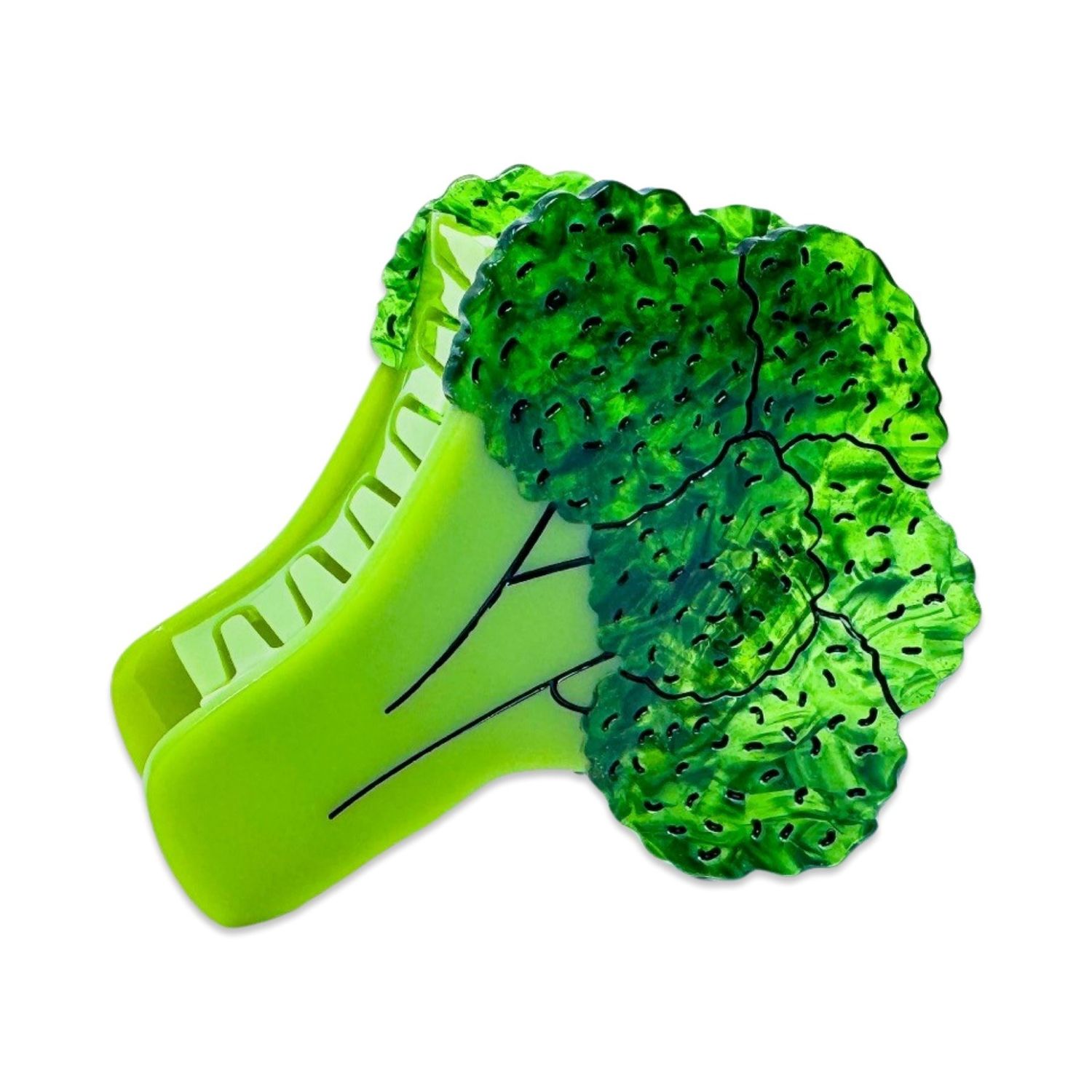Large Broccoli Hair Claw