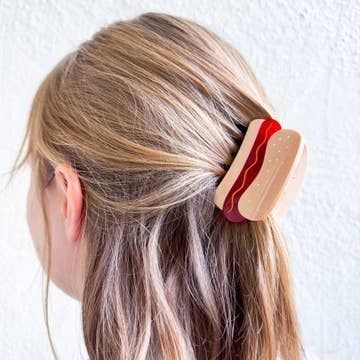 Jenny Lemons Mini Hot Dog Hair Claw
