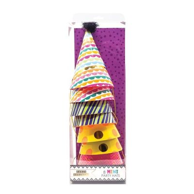 Mini Rainbow Party Hats