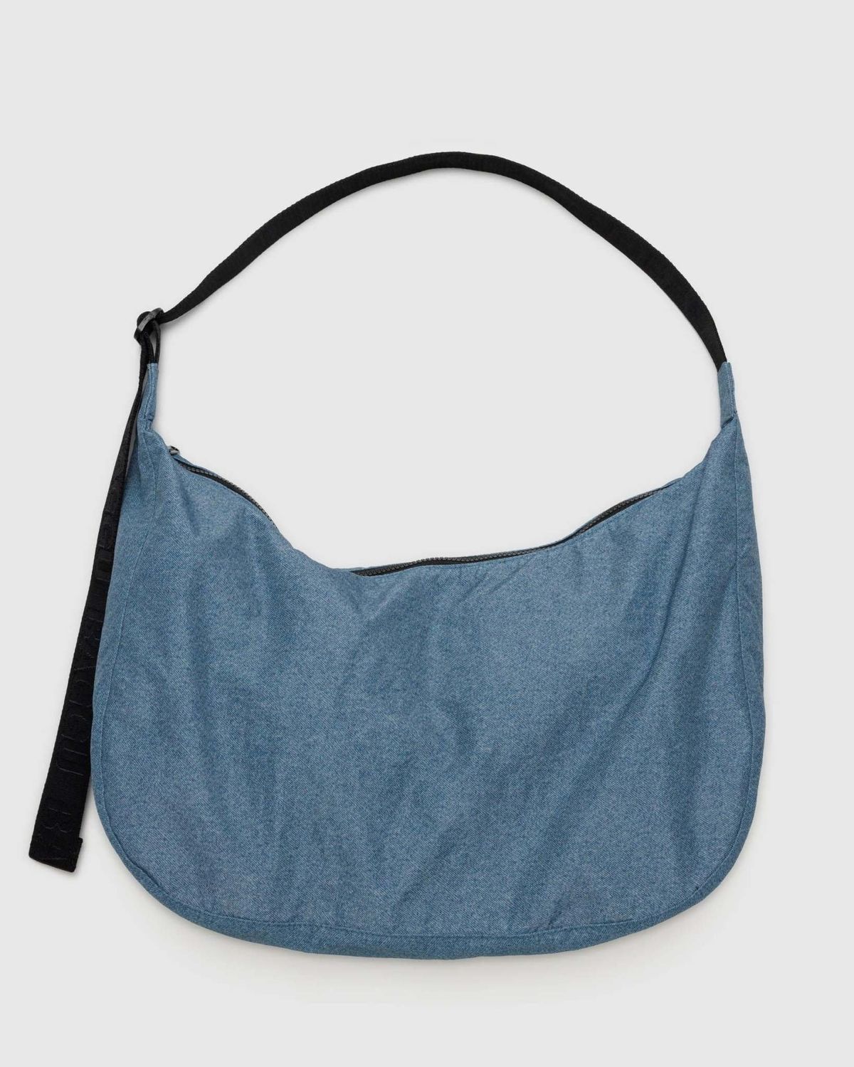 Baggu Large 37.5&quot; Nylon Crescent Bag Digital Denim