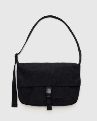 Baggu Nylon Messenger Bag Black
