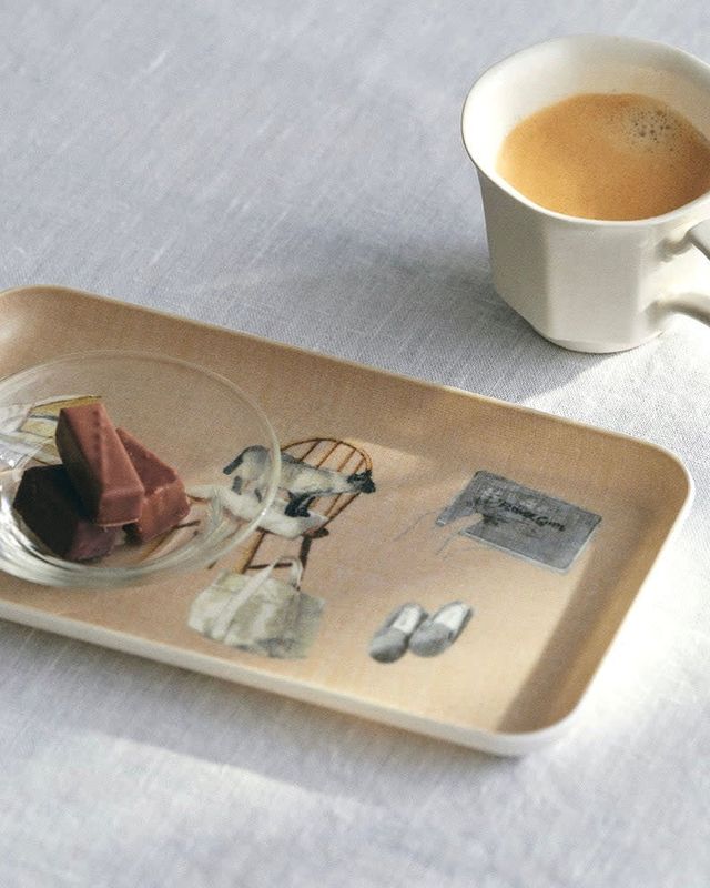 Misato Ogihara Living with Cats Linen Tray Small