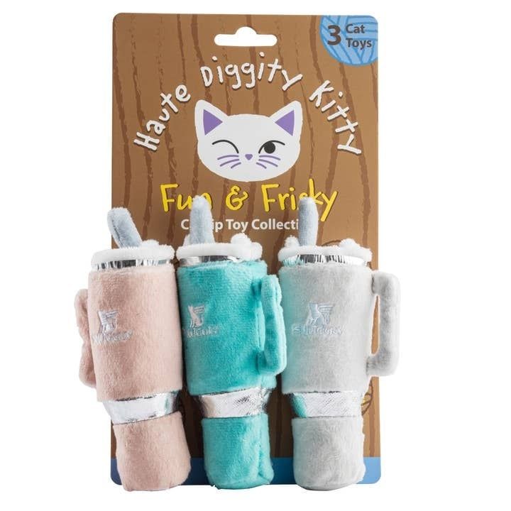 Snuggly Cup 3-Pack Catnip Toys