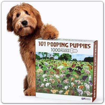101 Pooping Puppies 1000 Piece Puzzle