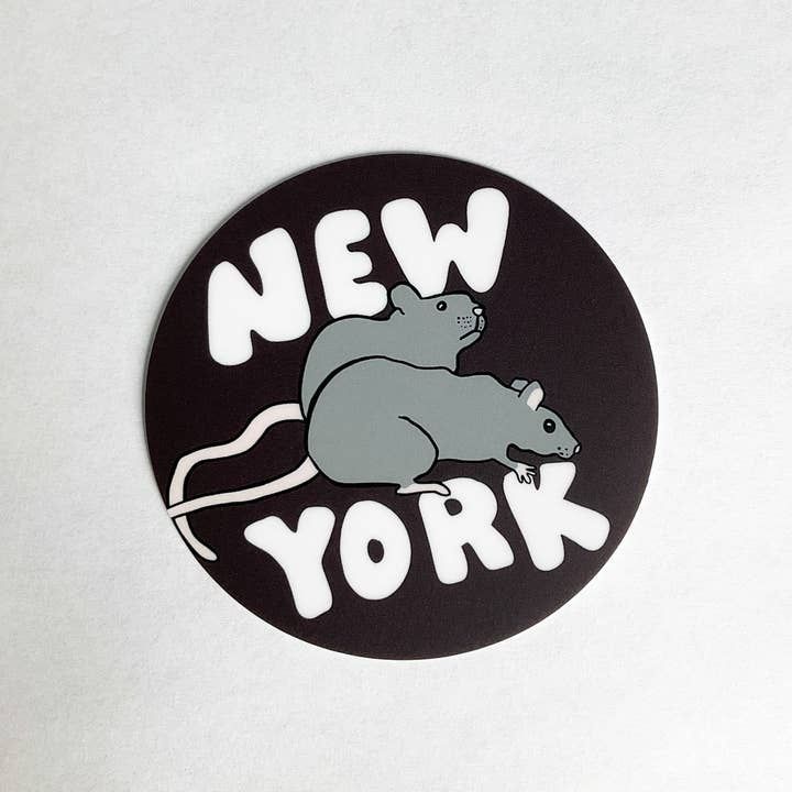 New York City Rats Vinyl Sticker