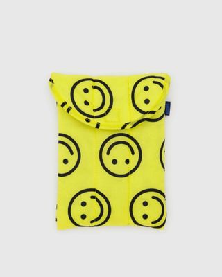 Baggu Puffy Tablet Sleeve 8&quot; Yellow Happy