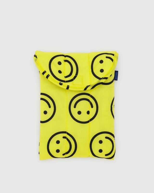 Baggu Puffy Tablet Sleeve 8&quot; Yellow Happy