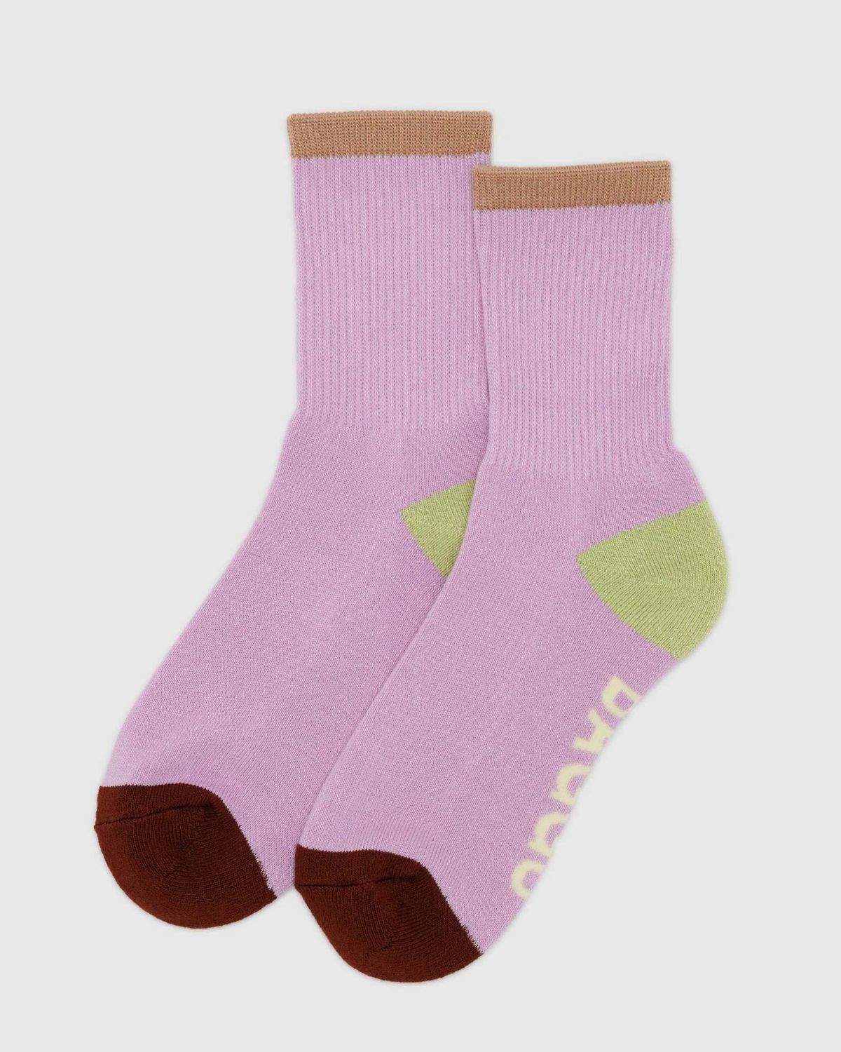 Baggu Ribbed Socks Peony Mix