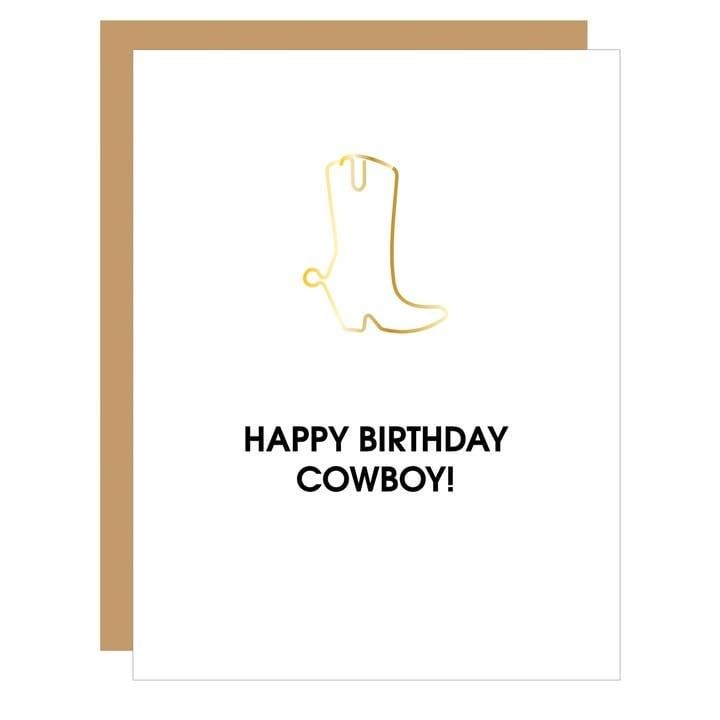 Happy Birthday Cowboy Paper Clip