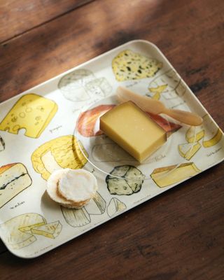 Linen Coated Tray (M) Isabelle Boinot Fromage