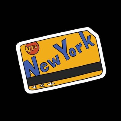 Metrocard Vinyl Sticker