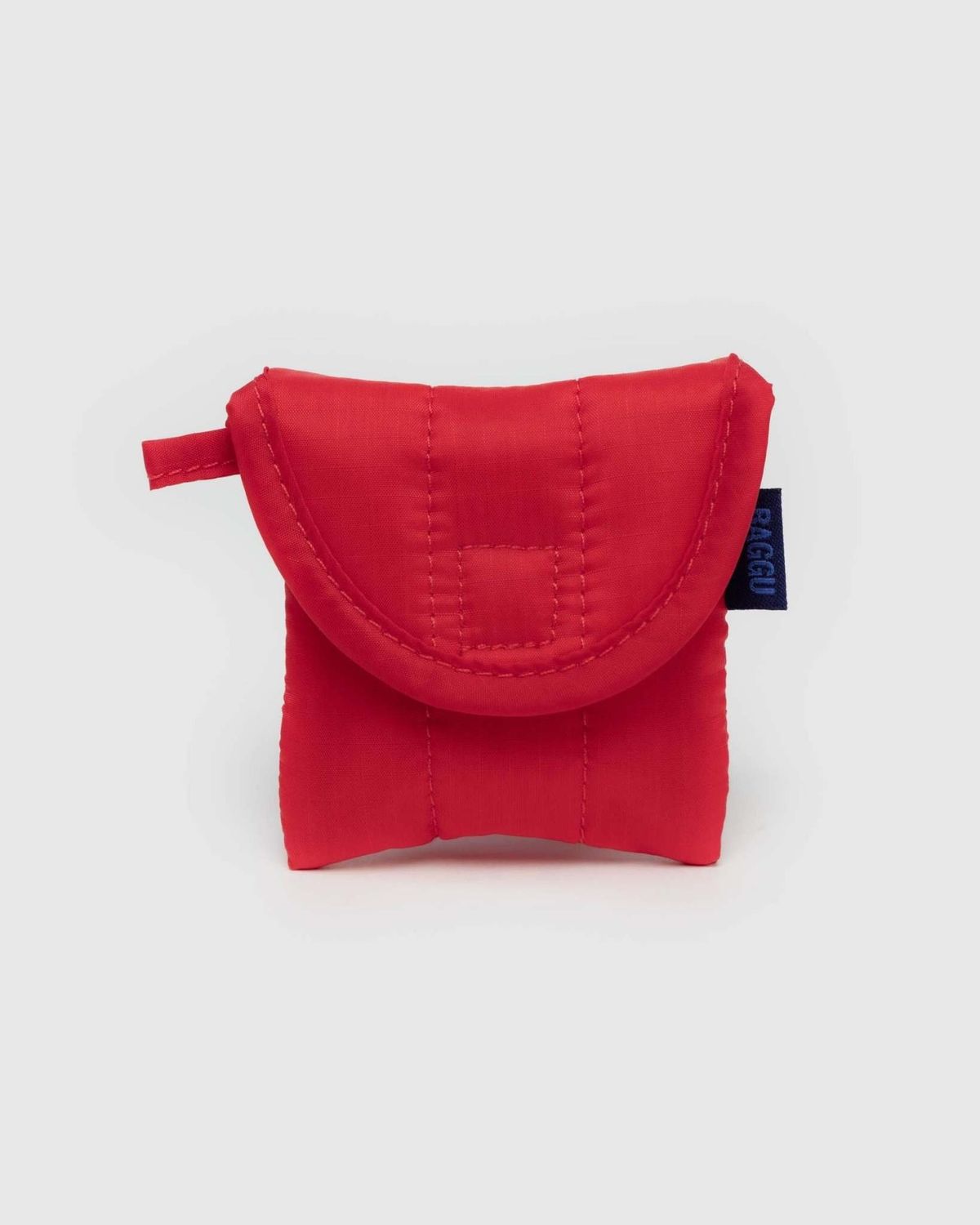 Baggu Puffy Earbuds Case Candy Apple