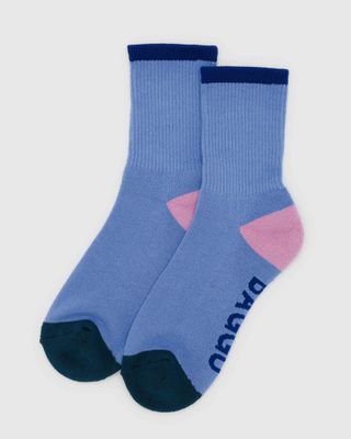 Baggu Ribbed Socks Cornflower Mix
